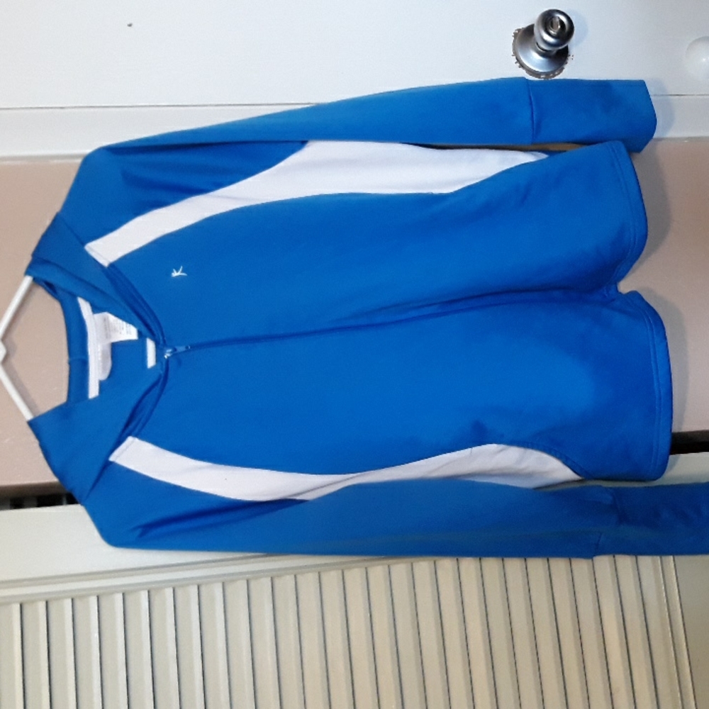 Blue hoodie
